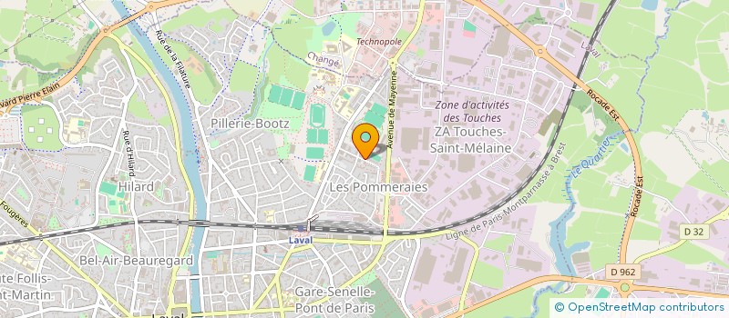 localisation de l'entreprise MONSIEUR JEAN-FRANCOIS FOUQUET à LAVAL