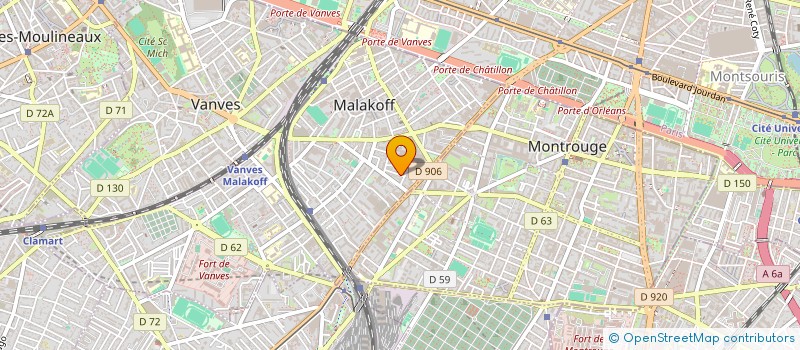 localisation de l'entreprise MONSIEUR JEAN-FRANCOIS FOURMOND à MALAKOFF