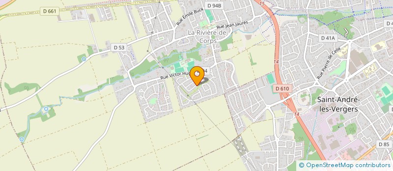 localisation de l'entreprise MONSIEUR JEAN-FRANCOIS FOUTRIER  LA RIVIERE-DE-CORPS