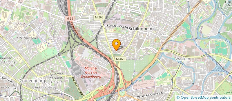 localisation de l'entreprise MONSIEUR JEAN-FRANCOIS FRITZ  SCHILTIGHEIM