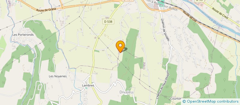 localisation de l'entreprise MONSIEUR JEAN-FRANCOIS FULACHIER  DIVAJEU