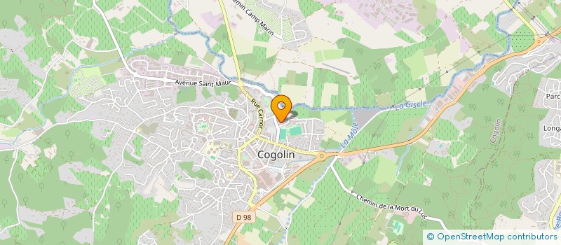 localisation de l'entreprise MONSIEUR JEAN FRANCOIS FUSELLA à COGOLIN