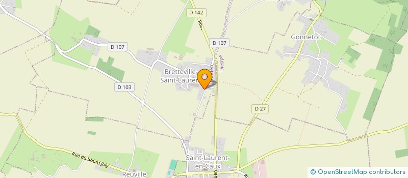 localisation de l'entreprise MONSIEUR JEAN FRANCOIS GAETAN  BRETTEVILLE-SAINT-LAURENT