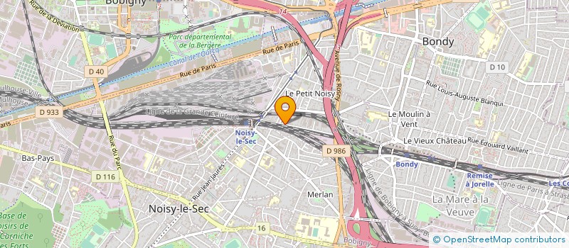 localisation de l'entreprise MONSIEUR JEAN FRANCOIS GAGET  NOISY-LE-SEC
