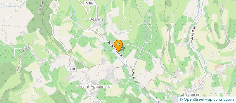 localisation de l'entreprise MONSIEUR JEAN FRANCOIS GARCIN à BESSINS