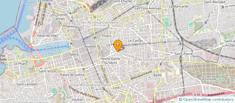 localisation de l'entreprise MONSIEUR JEAN FRANCOIS GARRAUD à MARSEILLE
