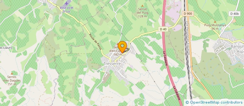 localisation de l'entreprise MONSIEUR JEAN FRANCOIS GARRIDO  TRESSERRE