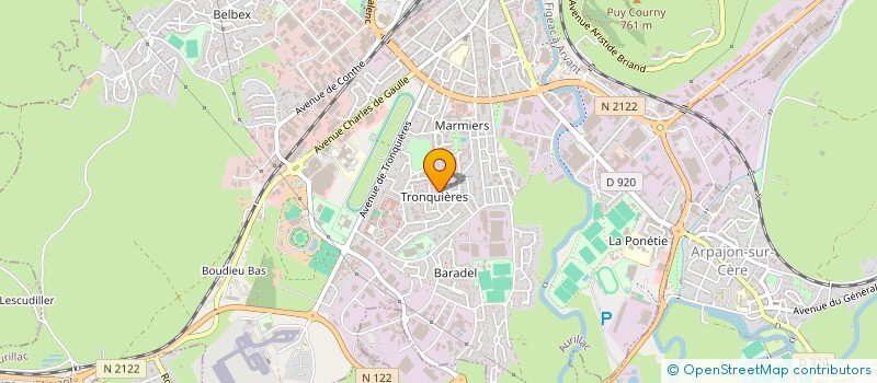 localisation de l'entreprise MONSIEUR JEAN-FRANCOIS GARSAULT à AURILLAC