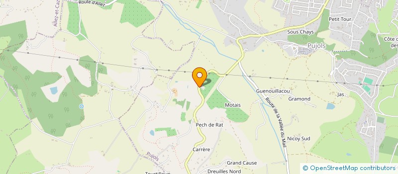 localisation de l'entreprise MONSIEUR JEAN FRANCOIS GARY  PUJOLS