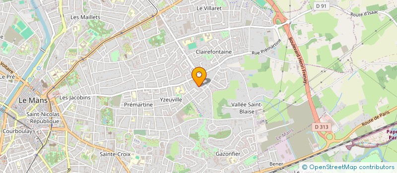 localisation de l'entreprise MONSIEUR JEAN-FRANCOIS GASTINEAU à LE MANS