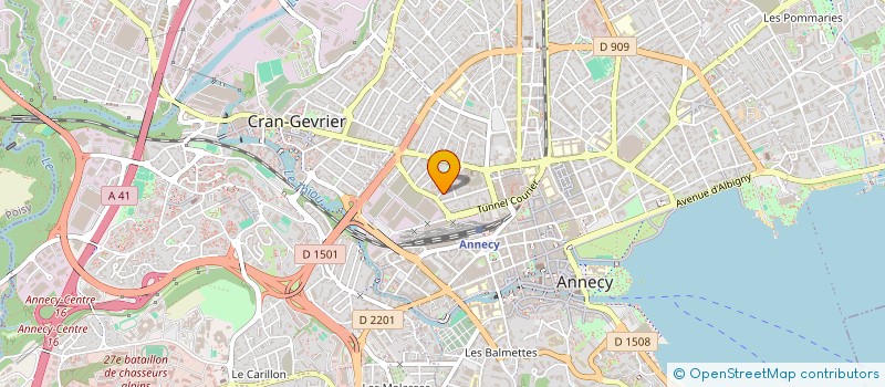 localisation de l'entreprise MONSIEUR JEAN FRANCOIS GATTUSO à ANNECY