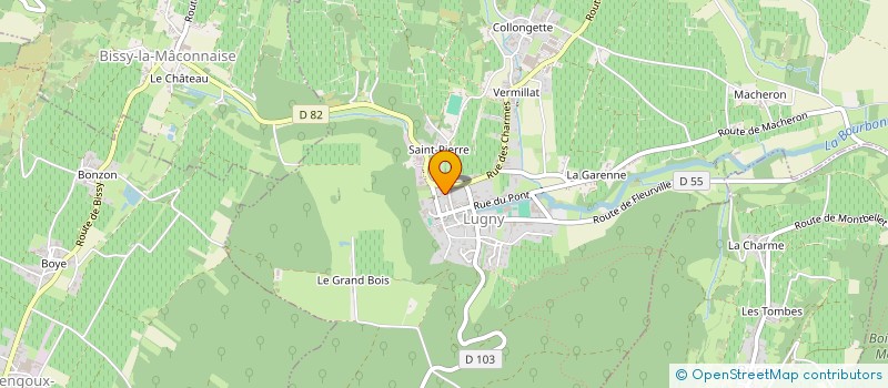 localisation de l'entreprise MONSIEUR JEAN FRANCOIS GAUDILLER à LUGNY