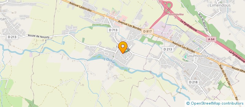 localisation de l'entreprise MONSIEUR JEAN-FRANCOIS GAUSSENS  MAZERES-LEZONS