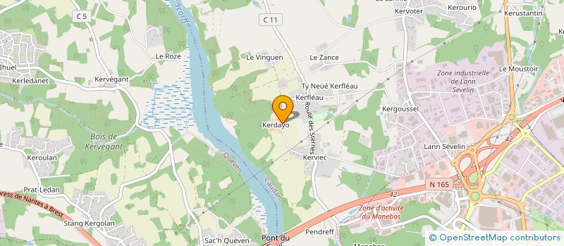 localisation de l'entreprise MONSIEUR JEAN-FRANCOIS GAUTIER à CAUDAN