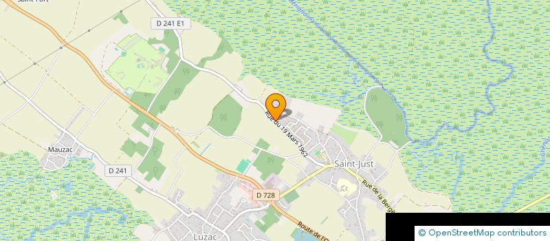 localisation de l'entreprise MONSIEUR JEAN FRANCOIS GAUTRAULT  SAINT-JUST-LUZAC