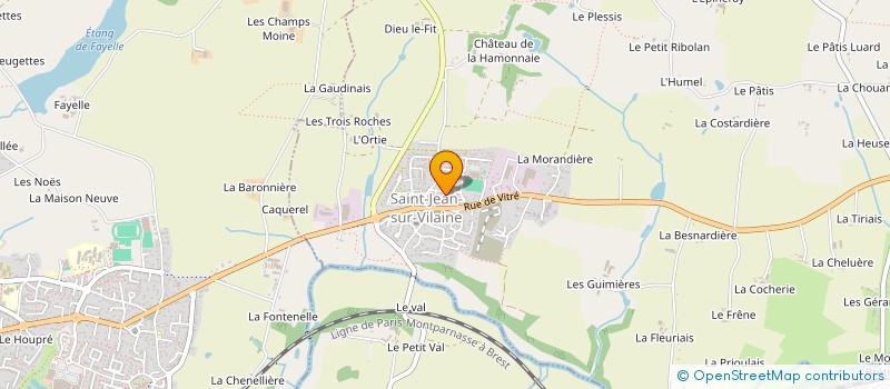 localisation de l'entreprise MONSIEUR JEAN-FRANCOIS GEFFROY  SAINT-JEAN-SUR-VILAINE