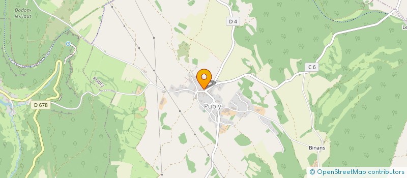 localisation de l'entreprise MONSIEUR JEAN FRANCOIS GENTET  PUBLY