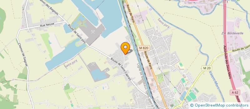 localisation de l'entreprise MONSIEUR JEAN-FRANCOIS GIAVARINI  SAINT-JORY