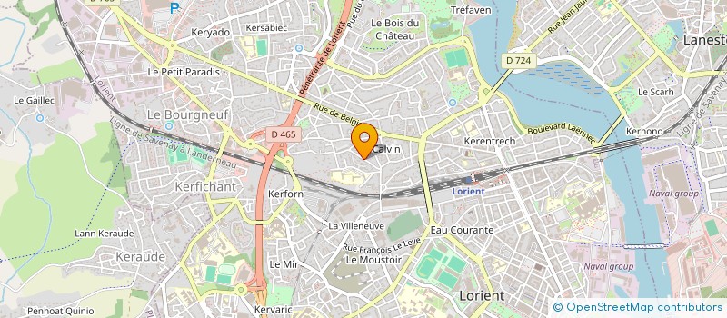 localisation de l'entreprise MONSIEUR JEAN-FRANCOIS GILLET  LORIENT