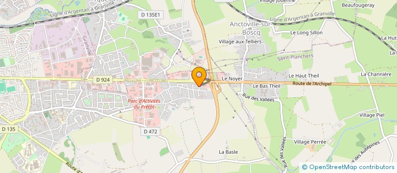 localisation de l'entreprise MONSIEUR JEAN-FRANCOIS GILLOT  GRANVILLE