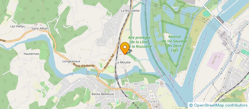 localisation de l'entreprise MONSIEUR JEAN-FRANCOIS GIRAUD  VIVIERS