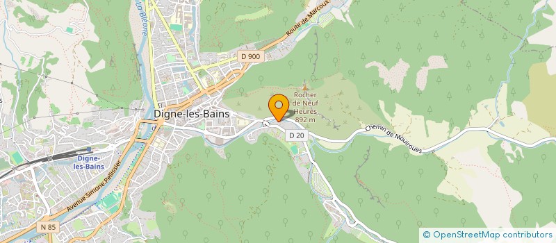 localisation de l'entreprise MONSIEUR JEAN-FRANCOIS GIRAUD à DIGNE-LES-BAINS