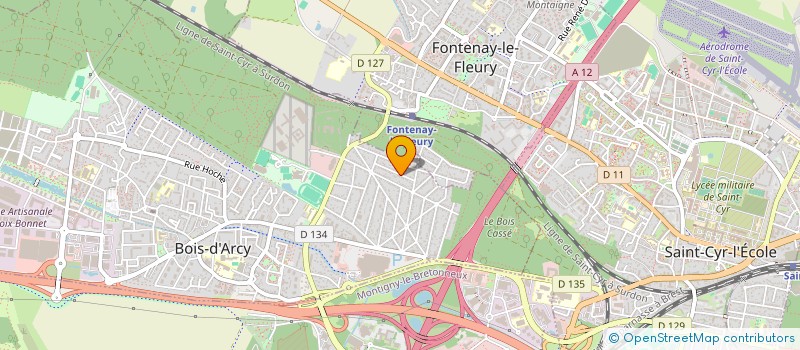 localisation de l'entreprise MONSIEUR JEAN-FRANCOIS GIRAUDO  BOIS-D'ARCY