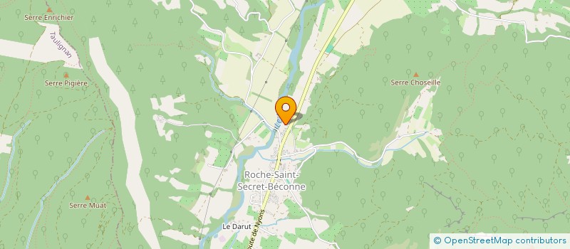 localisation de l'entreprise MONSIEUR JEAN-FRANCOIS GLEYZE  ROCHE-SAINT-SECRET-BECONNE