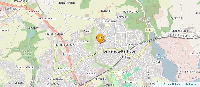 localisation de l'entreprise MONSIEUR JEAN-FRANCOIS GOACHET à LE RELECQ-KERHUON