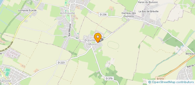 localisation de l'entreprise MONSIEUR JEAN-FRANCOIS GODARD  BREVILLE-LES-MONTS