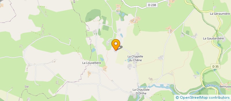 localisation de l'entreprise MONSIEUR JEAN-FRANCOIS GONZALEZ  VIMARTIN-SUR-ORTHE