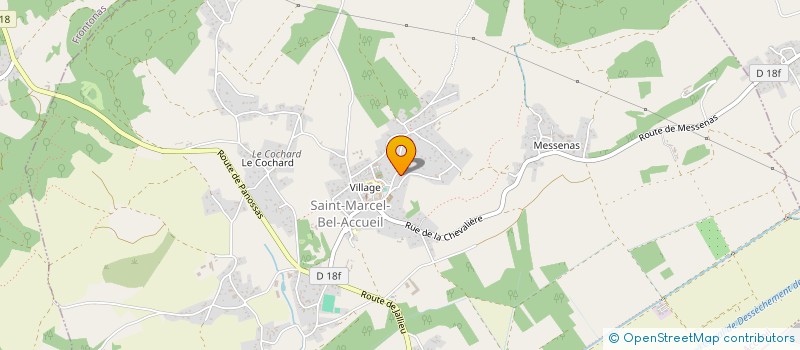 localisation de l'entreprise MONSIEUR JEAN-FRANCOIS GOUBET  SAINT-MARCEL-BEL-ACCUEIL