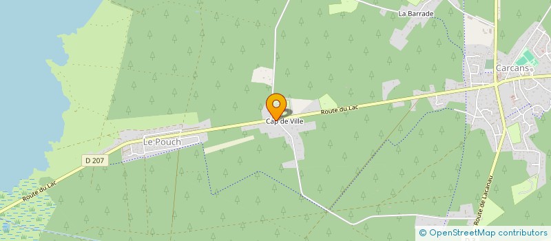 localisation de l'entreprise MONSIEUR JEAN-FRANCOIS GOUDENECHE  CARCANS