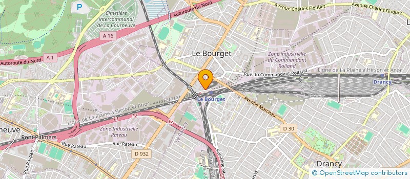 localisation de l'entreprise MONSIEUR JEAN-FRANCOIS GOURVIL  LE BOURGET
