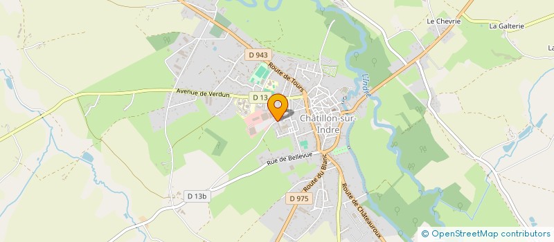 localisation de l'entreprise MONSIEUR JEAN-FRANCOIS GRANDCLERC à CHATILLON-SUR-INDRE