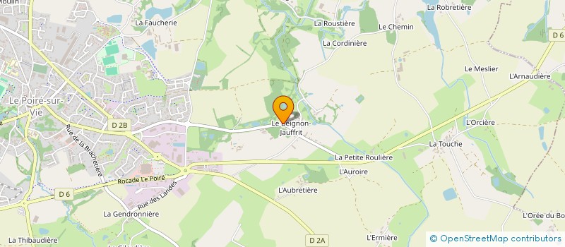 localisation de l'entreprise MONSIEUR JEAN-FRANCOIS GREAUD  LE POIRE-SUR-VIE