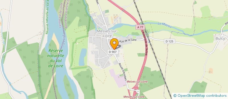 localisation de l'entreprise MONSIEUR JEAN FRANCOIS GUEDON à MESVES SUR LOIRE