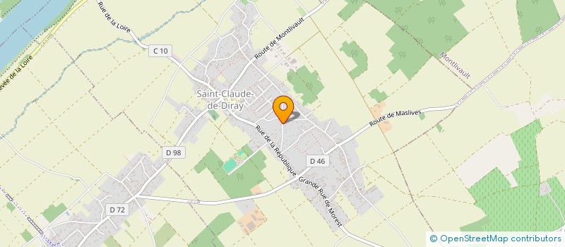 localisation de l'entreprise MONSIEUR JEAN-FRANCOIS GUENON  SAINT-CLAUDE-DE-DIRAY