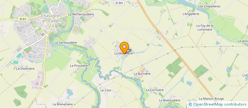 localisation de l'entreprise MONSIEUR JEAN-FRANCOIS GUILLET  CHAVAGNES-EN-PAILLERS