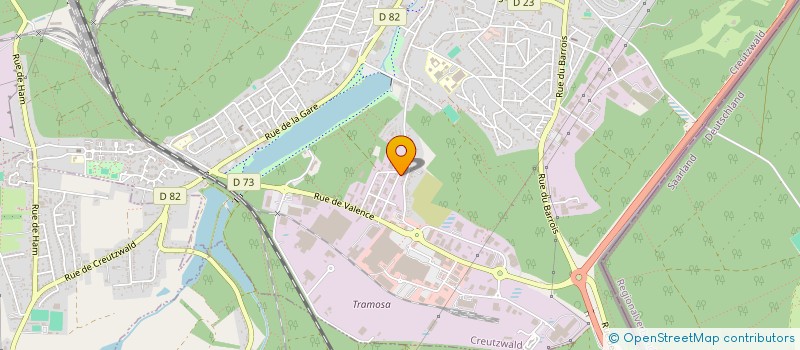 localisation de l'entreprise MONSIEUR JEAN FRANCOIS GULDNER  CREUTZWALD