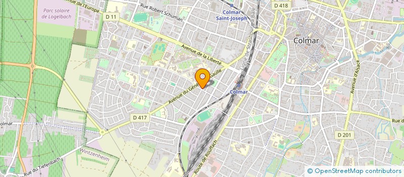 localisation de l'entreprise MONSIEUR JEAN-FRANCOIS GUTHMANN-DUHAMEL  COLMAR