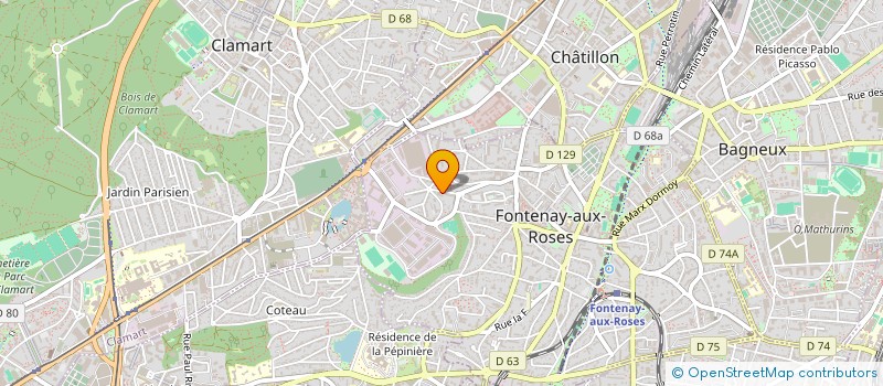 localisation de l'entreprise MONSIEUR JEAN-FRANCOIS GUYOT à FONTENAY-AUX-ROSES