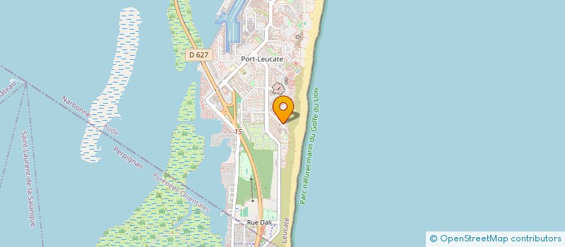 localisation de l'entreprise MONSIEUR JEAN-FRANCOIS HAUSS  LEUCATE