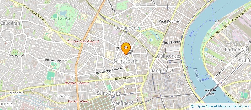localisation de l'entreprise MONSIEUR JEAN FRANCOIS HAYET à BORDEAUX
