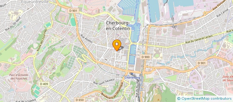 localisation de l'entreprise MONSIEUR JEAN-FRANCOIS HEBERT  CHERBOURG-EN-COTENTIN