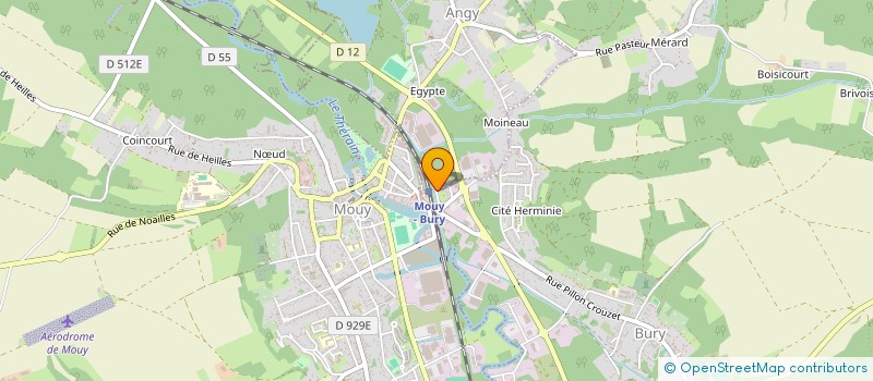 localisation de l'entreprise MONSIEUR JEAN-FRANCOIS HEIM  BURY