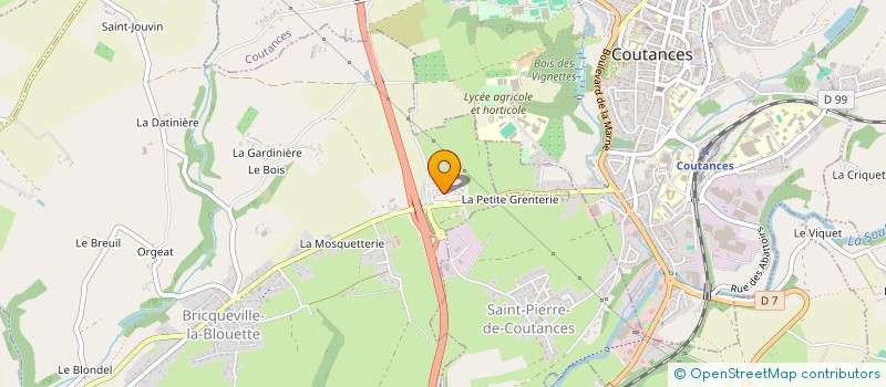 localisation de l'entreprise MONSIEUR JEAN-FRANCOIS HELYE  BRICQUEVILLE-LA-BLOUETTE