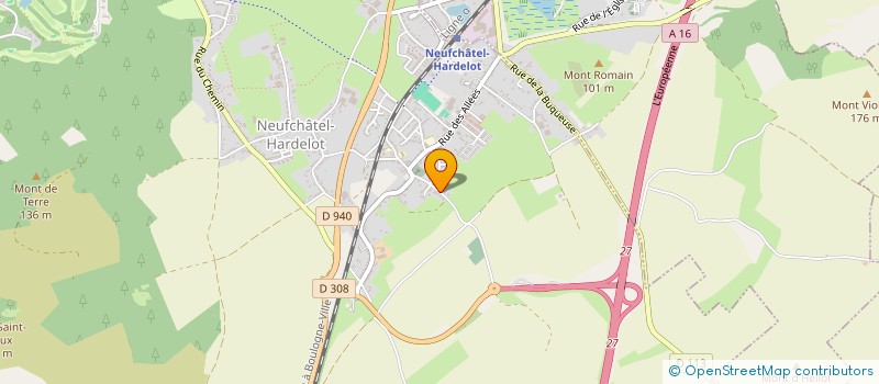 localisation de l'entreprise MONSIEUR JEAN-FRANCOIS HENNUYER à NEUFCHATEL-HARDELOT