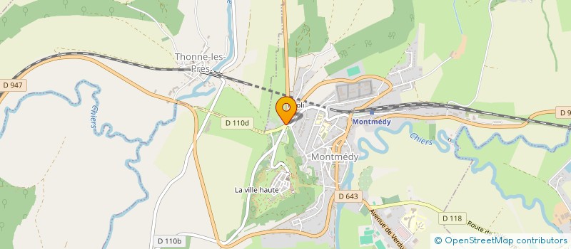 localisation de l'entreprise MONSIEUR JEAN-FRANCOIS HENRIOT à MONTMEDY