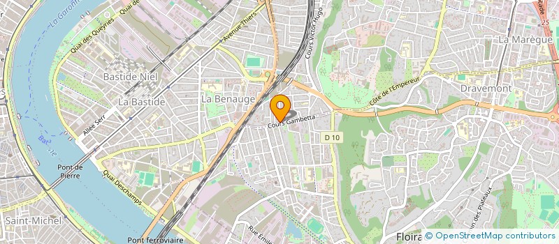 localisation de l'entreprise MONSIEUR JEAN-FRANCOIS HERMENT  CENON